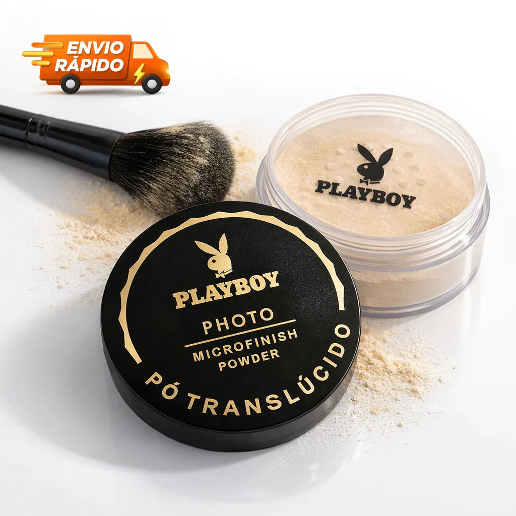 Pó Translúcido Solto Playboy Photo HD Nº2 | Acabamento Matte – Beleza Dela
