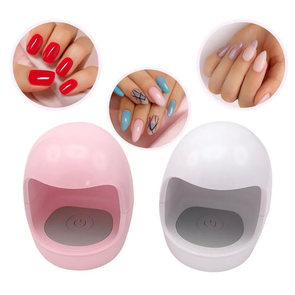 Mini Cabine UV LED para Unhas USB 6W Portátil – Beleza Dela