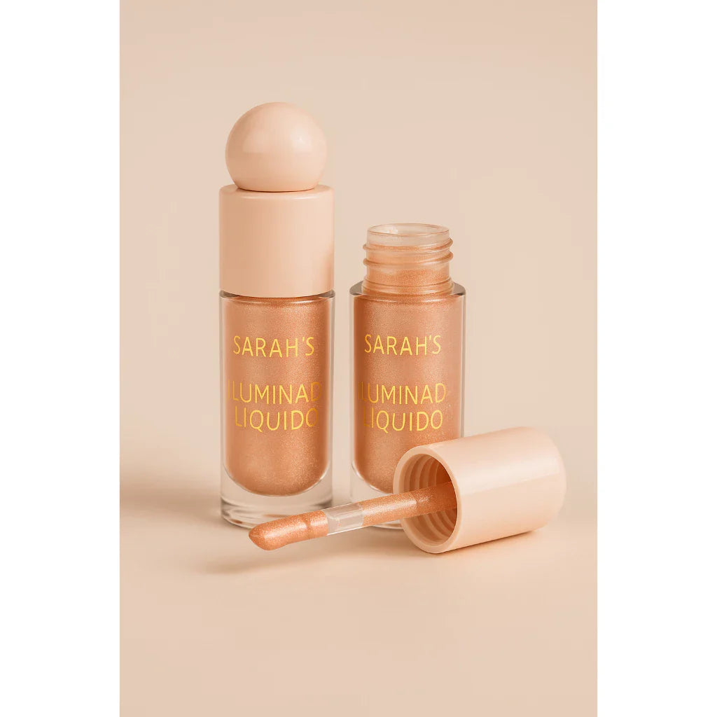 Iluminador Líquido Glow Sarah’s Beauty | Efeito Natural e Radiante – Beleza Dela