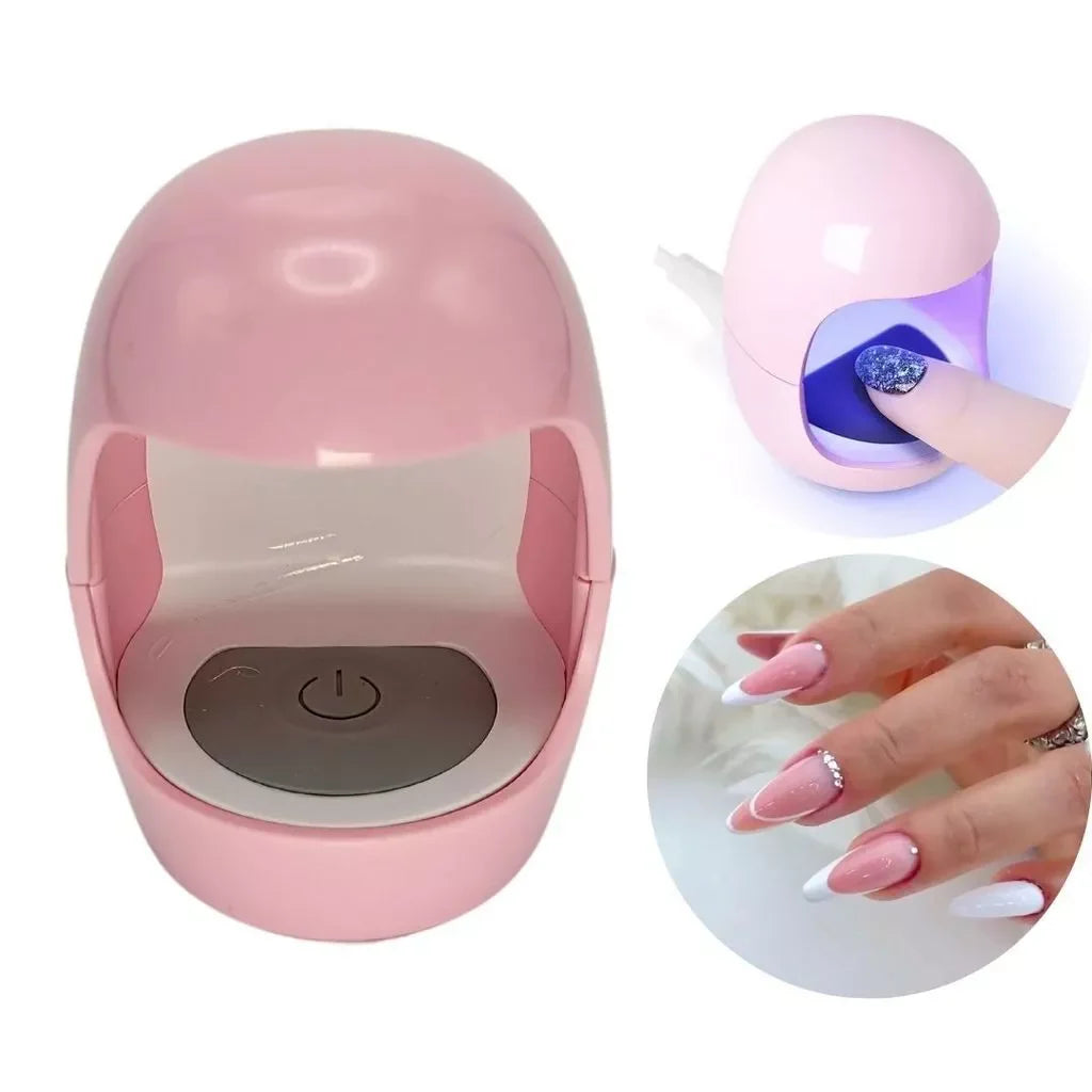 Mini Cabine UV LED para Unhas USB 6W Portátil – Beleza Dela