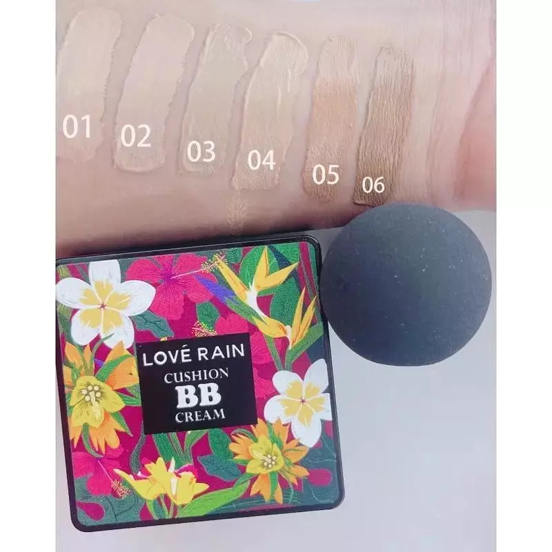 BB Cream Lovè Rain com Esponja Cogumelo | Base Natural e Alta Cobertura – Beleza Dela