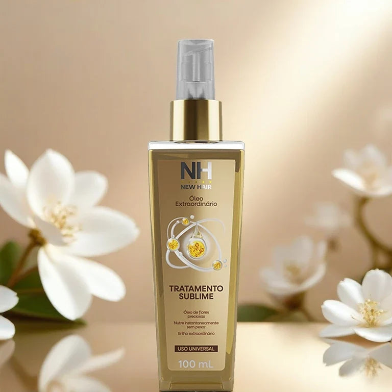 Kit Óleo Extraordinário + Sérum Glycolic New Hair | Brilho e Reparação – Beleza Dela