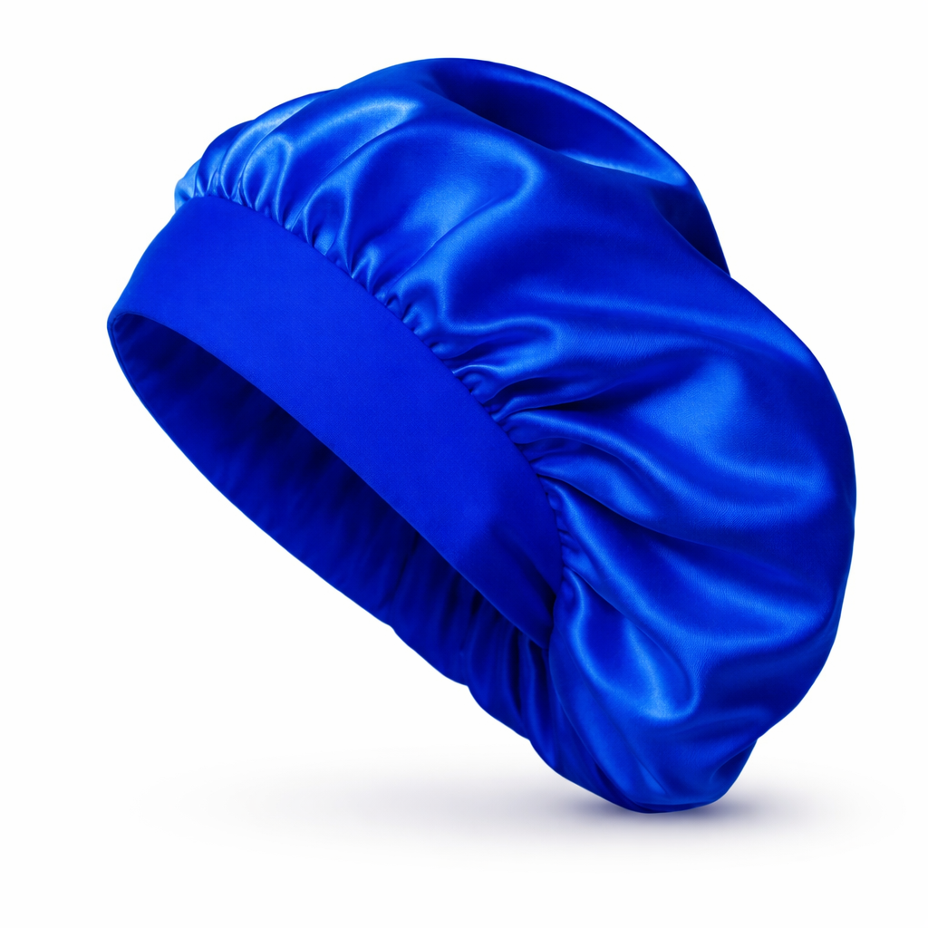 Touca de Cetim com Faixa Larga Anti Frizz | Proteção e Hidratação Capilar – Beleza Dela