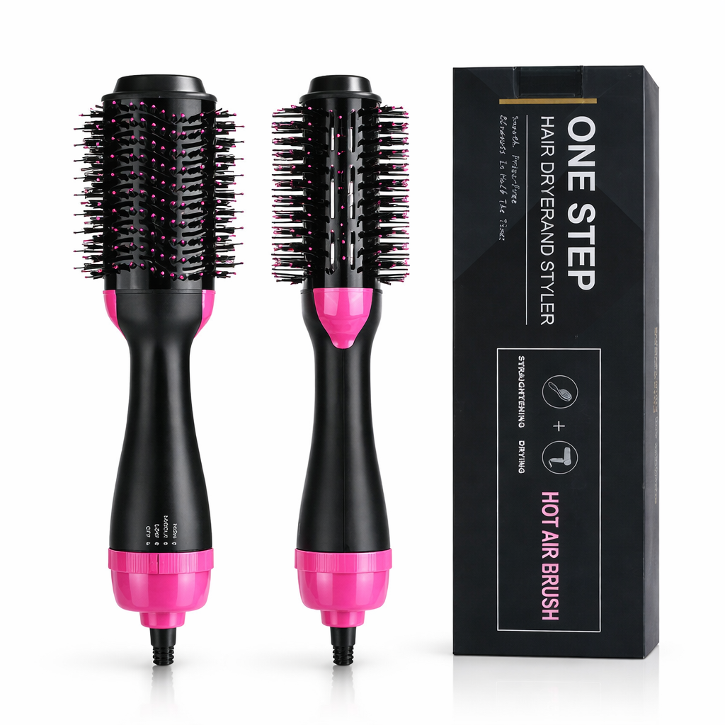 Escova Secadora 3 em 1 Hair Styler 1000W | Alisa, Seca e Modela – Beleza Dela