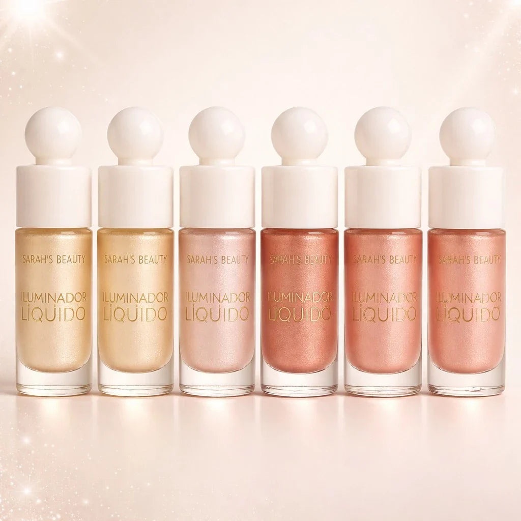Iluminador Líquido Glow Sarah’s Beauty | Efeito Natural e Radiante – Beleza Dela