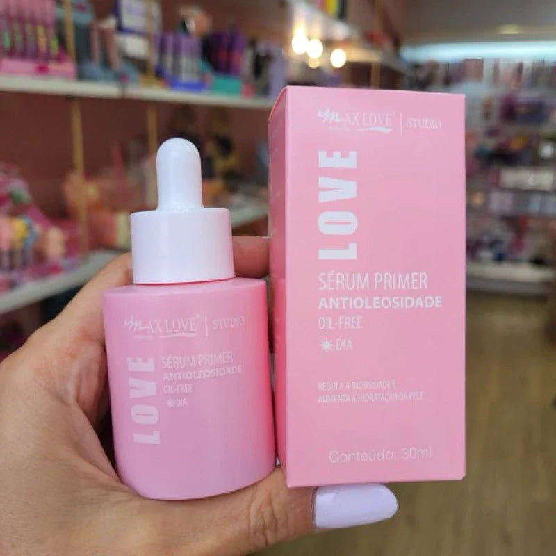 Kit Sérum Facial Max Love 30ml – Vitamina C, Antiacne, Clareador e Controle de Oleosidade | Beleza Dela