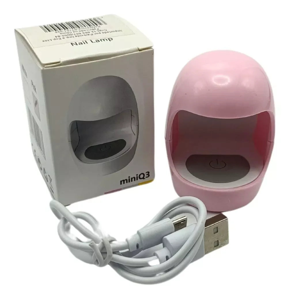 Mini Cabine UV LED para Unhas USB 6W Portátil – Beleza Dela