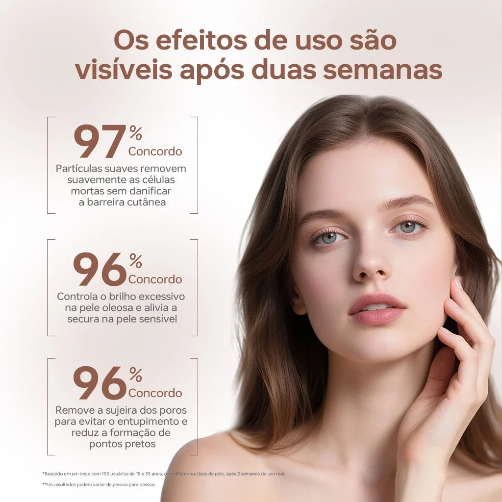 Gel Esfoliante Clareador Quarxery 3x50g | Renovação da Pele e Redução de Manchas – Beleza Dela
