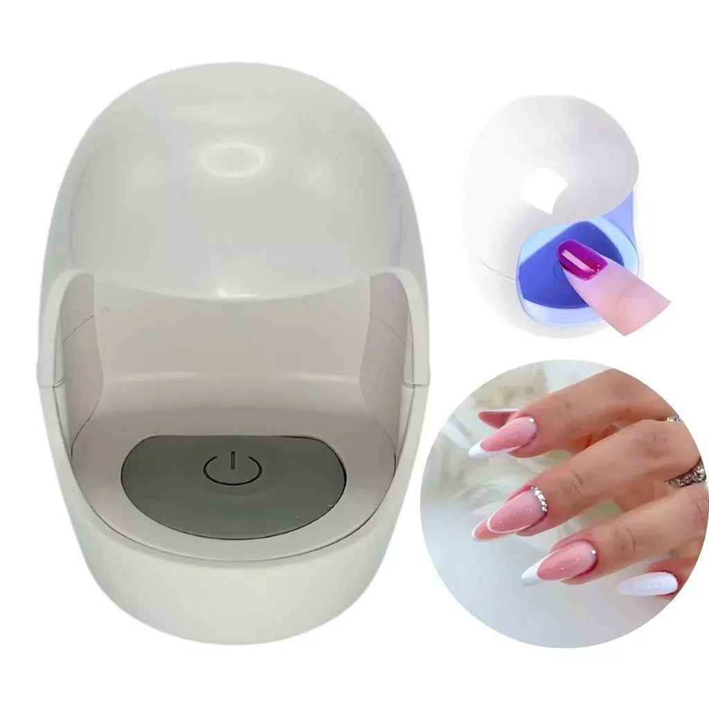 Mini Cabine UV LED para Unhas USB 6W Portátil – Beleza Dela