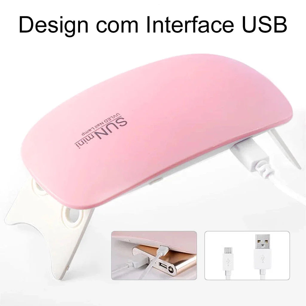 Kit Polygel Alongamento de Unhas Completo com Cabine UV – Beleza Dela