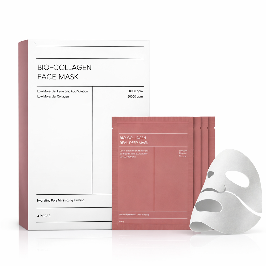 Máscara Facial de Colágeno Hidratante Clareadora – Pele Radiante | Beleza Dela