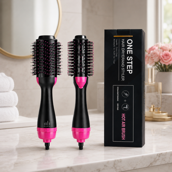 Escova Secadora 3 em 1 Hair Styler 1000W | Alisa, Seca e Modela – Beleza Dela