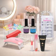 Kit Polygel Alongamento de Unhas Completo com Cabine UV – Beleza Dela